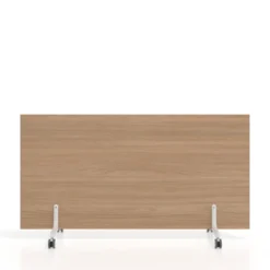 Biombo separador pared móvil Hover en melamina, posición horizontal, alto 80cm