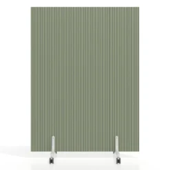 Biombo separador pared móvil Hover en melamina, posición vertical, ancho 120cm