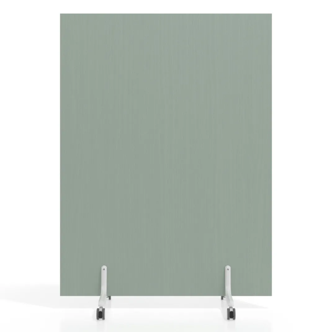Biombo separador pared móvil Hover en melamina, posición vertical, ancho 120cm