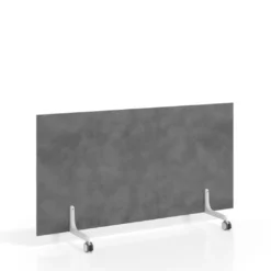 Biombo separador pared móvil Hover en melamina, posición horizontal, alto 80cm