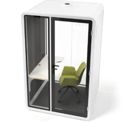 Cabina acústica Ofipod 2 personas, estructura blanca