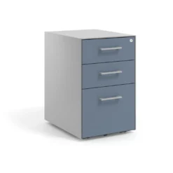 Cajonera de oficina Strong 2 cajones + archivo estructura aluminio frontales melamina