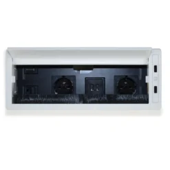 Contenedor electrificación Channel 3 enchufes + RJ45 + Hdmi
