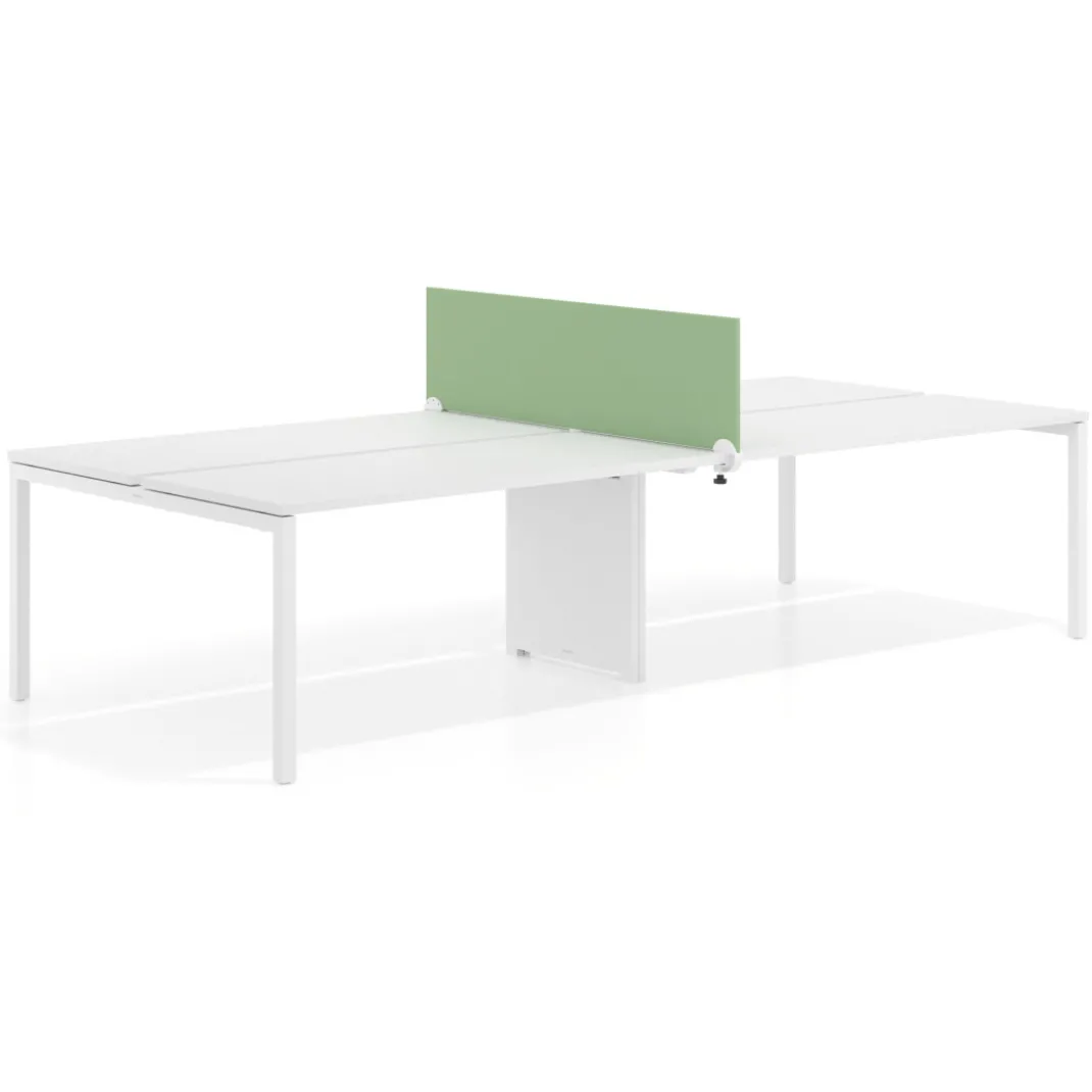 Divisor lateral intermedio mesa multipuesto Hover en melamina