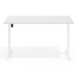 Escritorio Elevable Erghos Basic estructura blanca canto recto