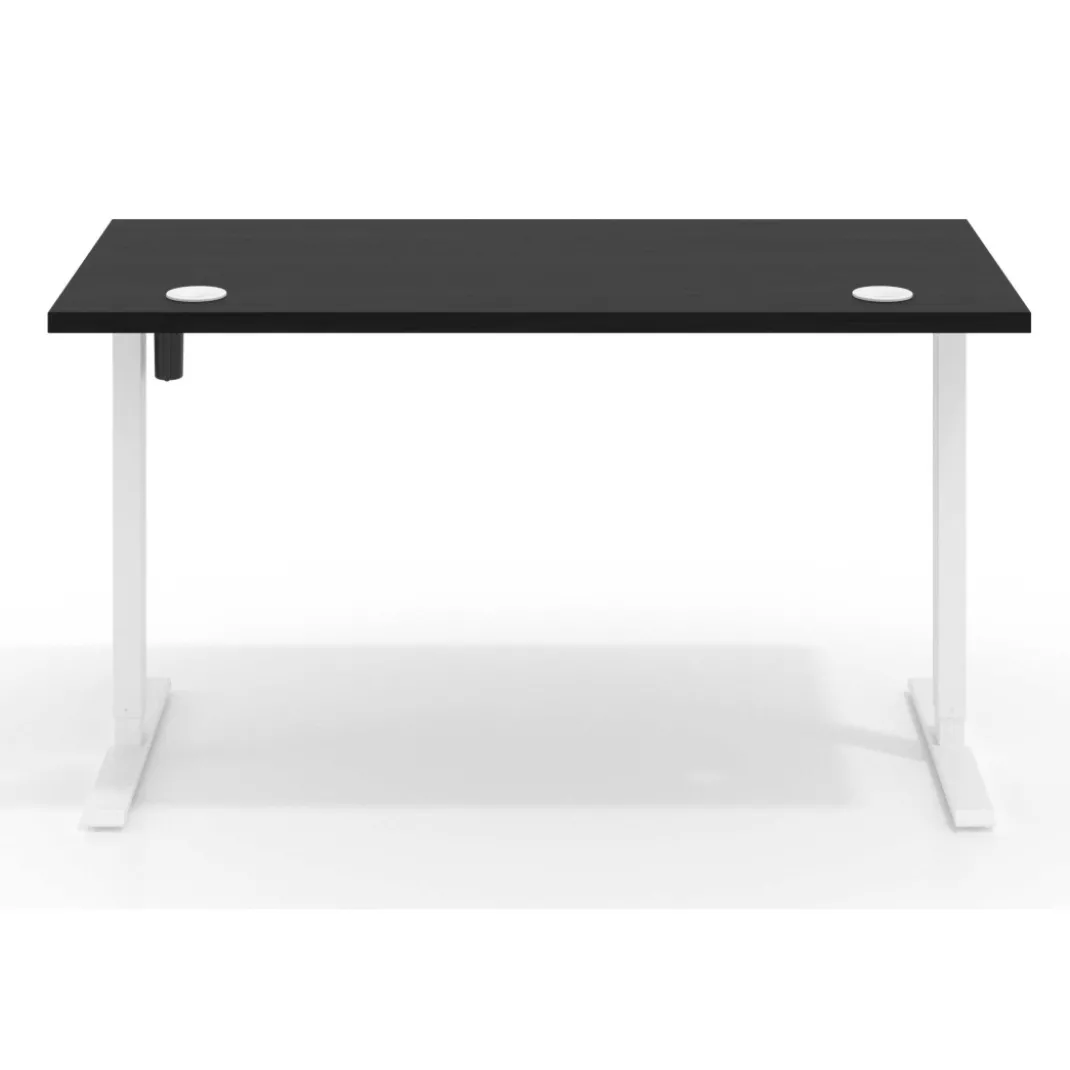 Escritorio Elevable Erghos Basic estructura blanca canto recto