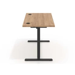 Escritorio Elevable Erghos Basic estructura negro canto recto