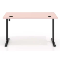 Escritorio Elevable Erghos Basic estructura negro canto recto