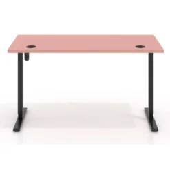 Escritorio Elevable Erghos Basic estructura negro canto recto