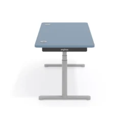 Escritorio Elevable Erghos Core estructura aluminio canto curvo