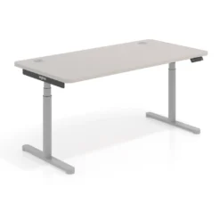 Escritorio Elevable Erghos Core estructura aluminio canto curvo