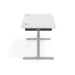 Escritorio Elevable Erghos Core estructura aluminio canto curvo