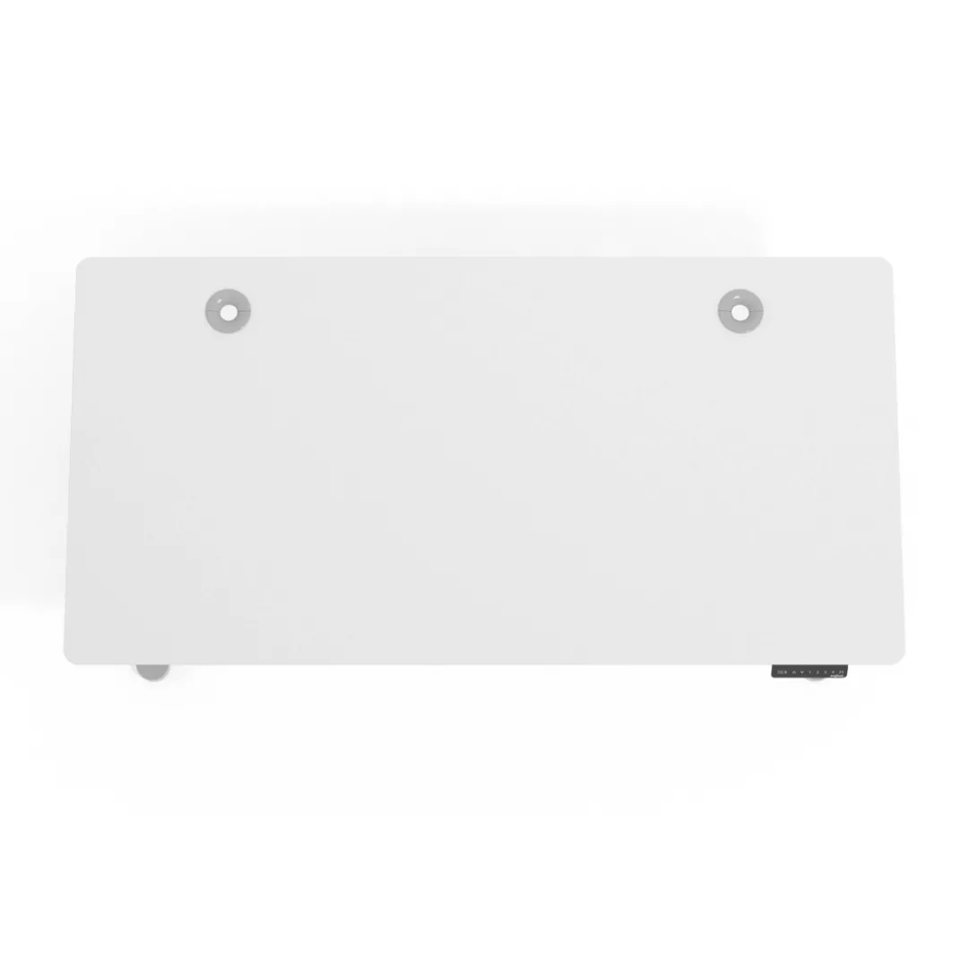 Escritorio Elevable Erghos Core estructura aluminio canto curvo