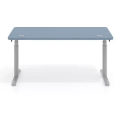 Escritorio Elevable Erghos Core estructura aluminio canto curvo