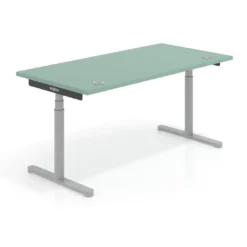 Escritorio Elevable Erghos Core estructura aluminio canto recto