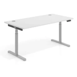 Escritorio Elevable Erghos Core estructura aluminio canto recto