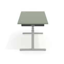 Escritorio Elevable Erghos Core estructura aluminio canto recto