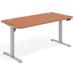 Escritorio Elevable Erghos Motion estructura aluminio 4 cantos curvos