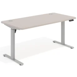 Escritorio Elevable Erghos Motion estructura aluminio 4 cantos curvos