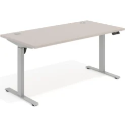 Escritorio Elevable Erghos Motion estructura aluminio canto recto