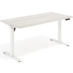 Escritorio Elevable Erghos Motion estructura blanca canto recto