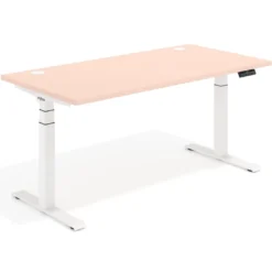 Escritorio Elevable Erghos Motion Pro estructura blanca canto recto