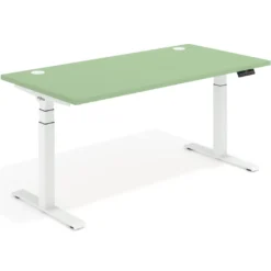 Escritorio Elevable Erghos Motion Pro estructura blanca canto recto