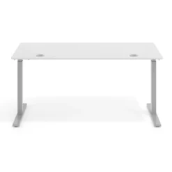 Escritorio Elevable Erghos Smart estructura aluminio canto curvo