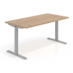 Escritorio Elevable Erghos Smart estructura aluminio canto recto