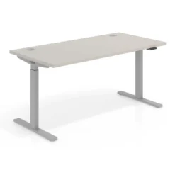 Escritorio Elevable Erghos Smart estructura aluminio canto recto