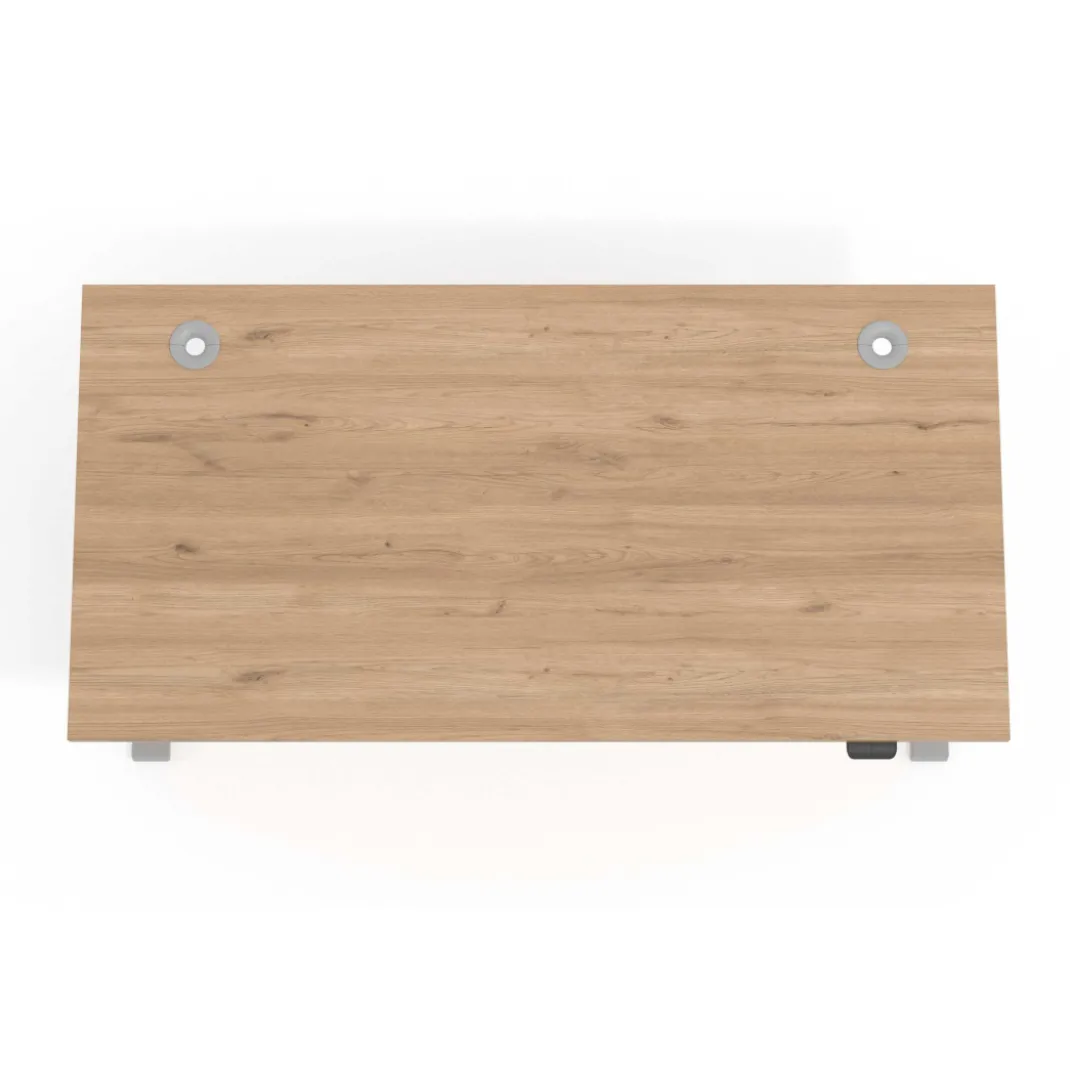Escritorio Elevable Erghos Smart estructura aluminio canto recto