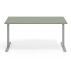 Escritorio Elevable Erghos Smart estructura aluminio canto recto
