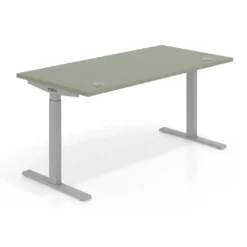 Escritorio Elevable Erghos Smart estructura aluminio canto recto