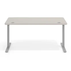 Escritorio Elevable Erghos Smart estructura aluminio canto curvo