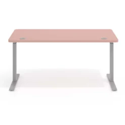 Escritorio Elevable Erghos Smart estructura aluminio canto curvo