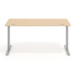 Escritorio Elevable Erghos Smart estructura aluminio canto curvo