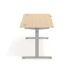 Escritorio Elevable Erghos Smart estructura aluminio canto curvo