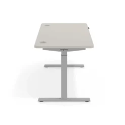 Escritorio Elevable Erghos Smart estructura aluminio canto curvo