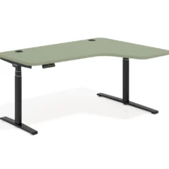 Escritorio Ergonómico Elevable Erghos Axis estructura negra