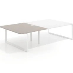 Mesa de cabecera Delta para bench 166 estructura blanca
