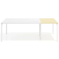 Mesa de cabecera kube para bench 142 estructura blanca