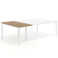 Mesa de cabecera kube para bench 142 estructura blanca