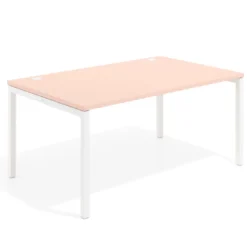 Mesa de dirección Kube fondo 100cm estructura blanca