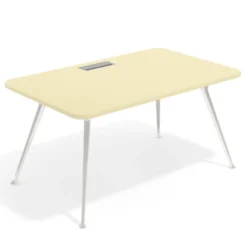 Mesa de dirección Tekno, patas de aluminio inyectado, estructura cromada