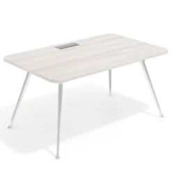 Mesa de dirección Tekno, patas de aluminio inyectado, estructura cromada