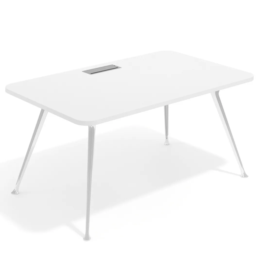 Mesa de dirección Tekno, patas de aluminio inyectado, estructura cromada