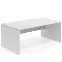 Mesa de Dirección Work Plus fondo 100 estructura blanco mate