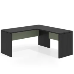 Mesa de Escritorio con ala Work Plus fondo 60 estructura bocamina
