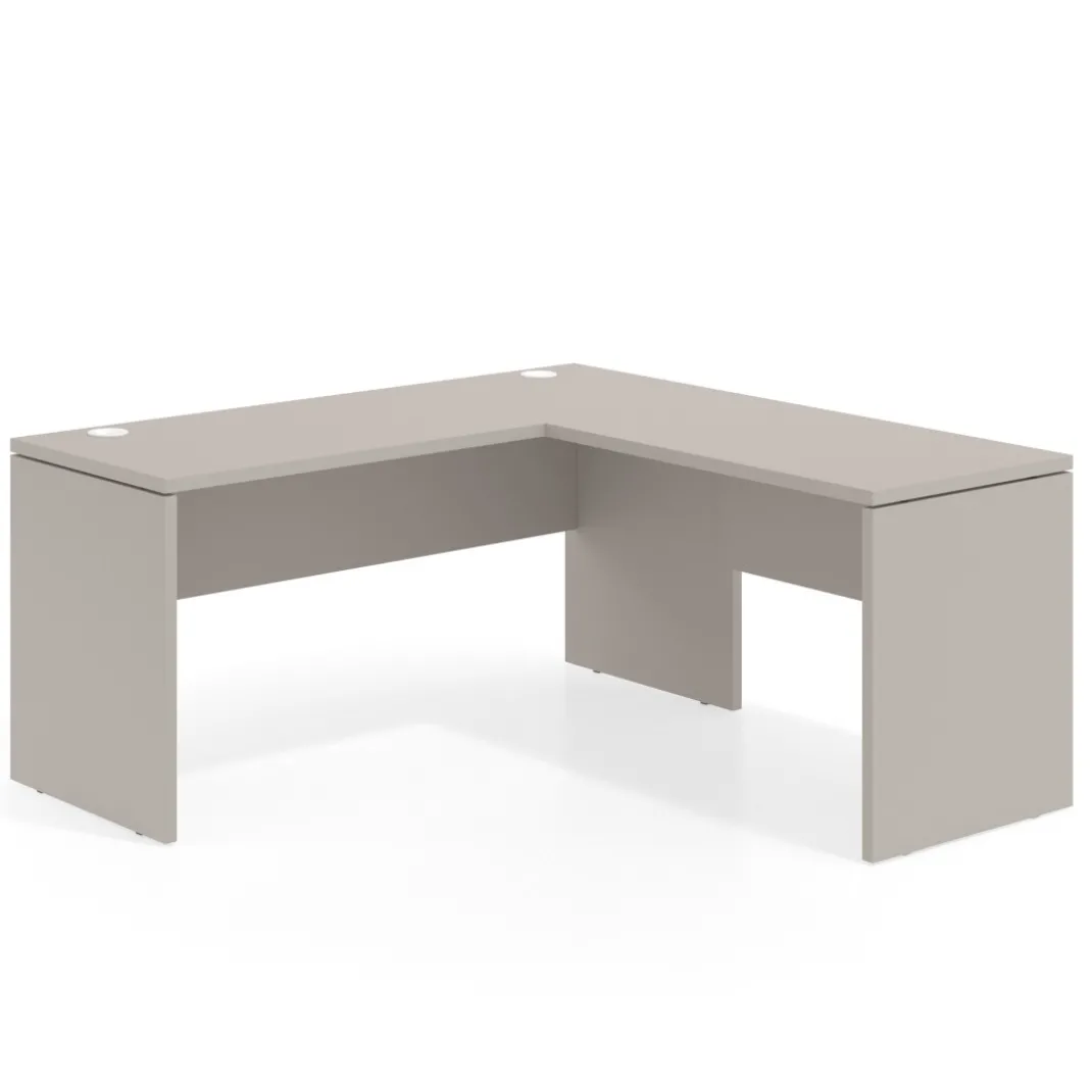 Mesa de Escritorio con ala Work Plus fondo 60 diseño monocolor