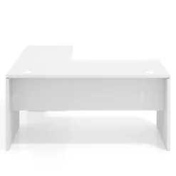 Mesa de escritorio con cajones Work fondo 80, frontales metal, estructura monocolor
